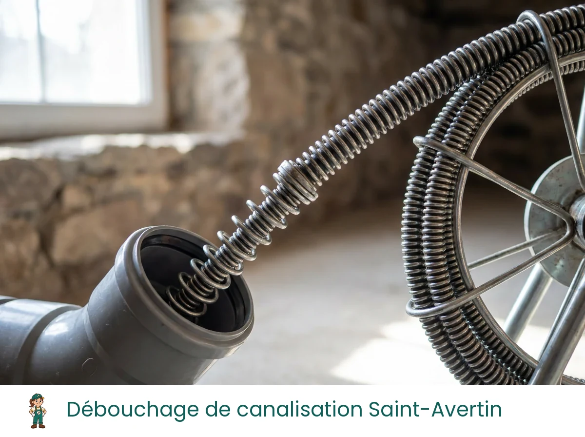 Débouchage de canalisation à Saint-Avertin