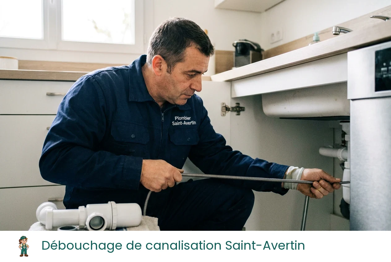 Débouchage de canalisation à Saint-Avertin