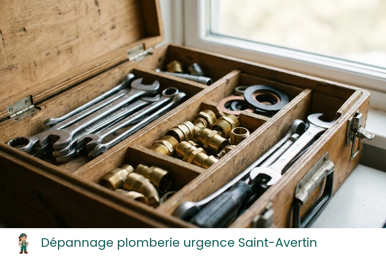 Dépannage plomberie urgence à Saint-Avertin