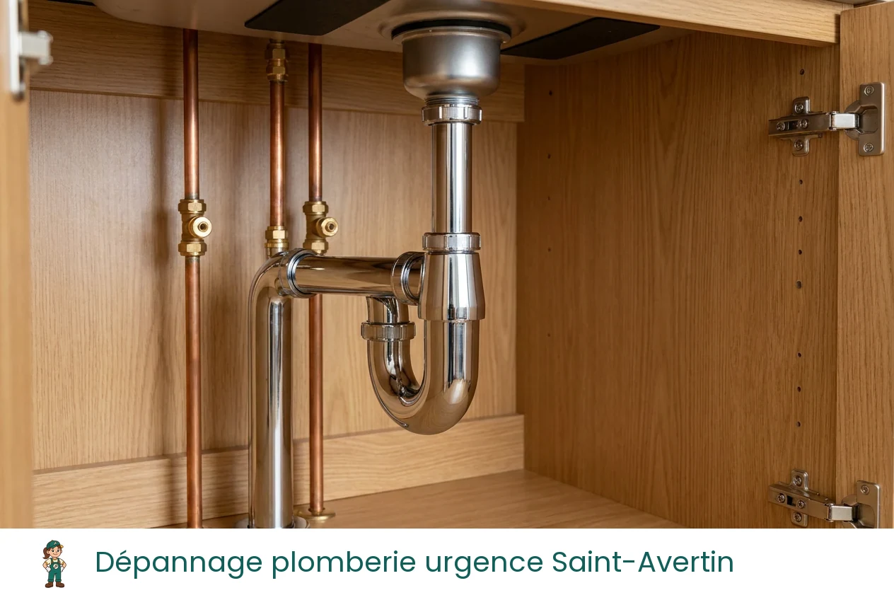 Dépannage plomberie urgence à Saint-Avertin