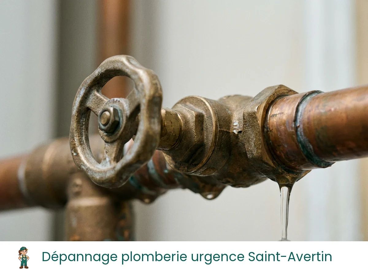 Dépannage plomberie urgence à Saint-Avertin