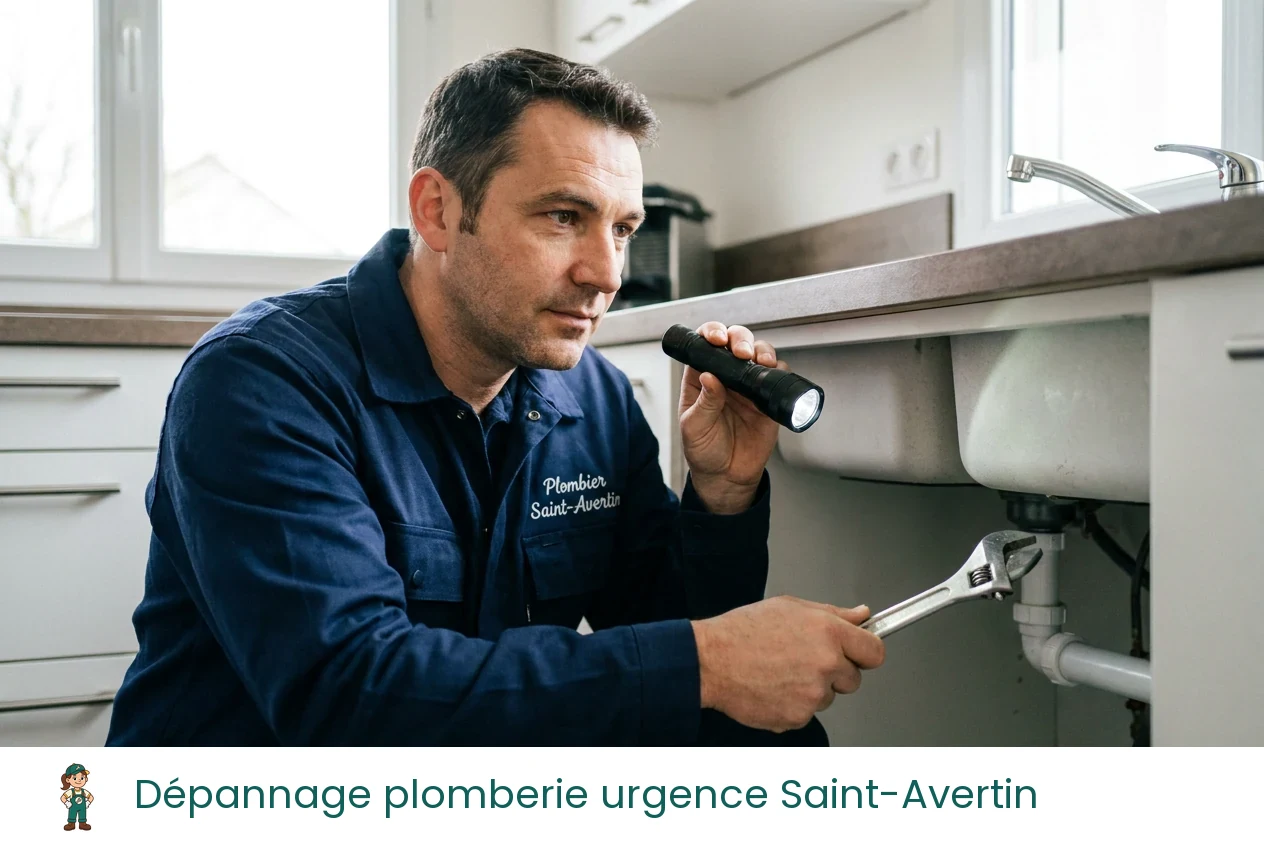 Dépannage plomberie urgence à Saint-Avertin