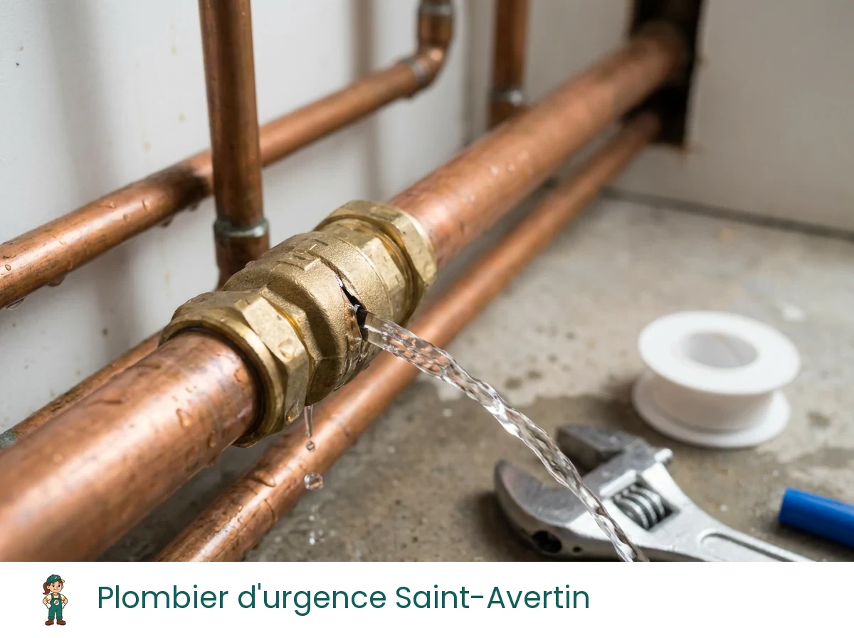 Plombier d'urgence à Saint-Avertin