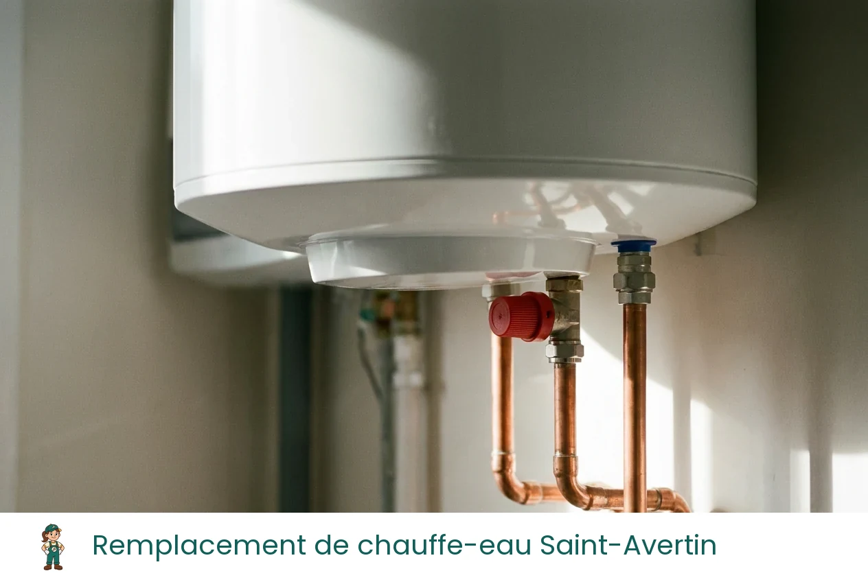 Remplacement de chauffe-eau à Saint-Avertin