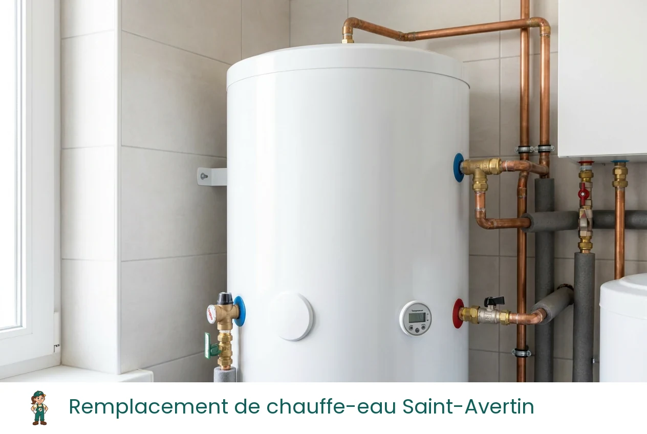 Remplacement de chauffe-eau à Saint-Avertin
