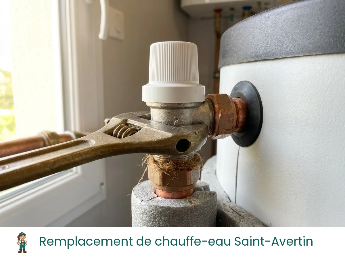 Remplacement de chauffe-eau à Saint-Avertin